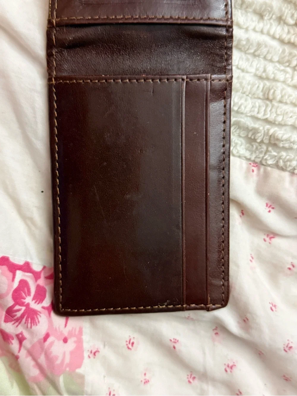 George Dark Brown Leather Men’s Card Holder